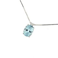 Collana Mirco Visconti Donna in Oro bianco Acquamarina 2.72 Ct II55/17ACO - II55/17ACO